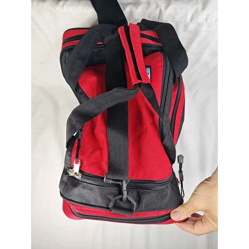 Vintage Dale Earnhardt Jr #8 Authentic NASCAR Racing Black Red Travel Duffel Bag